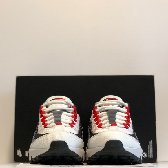 nike air max 95 qs summit white & chile red